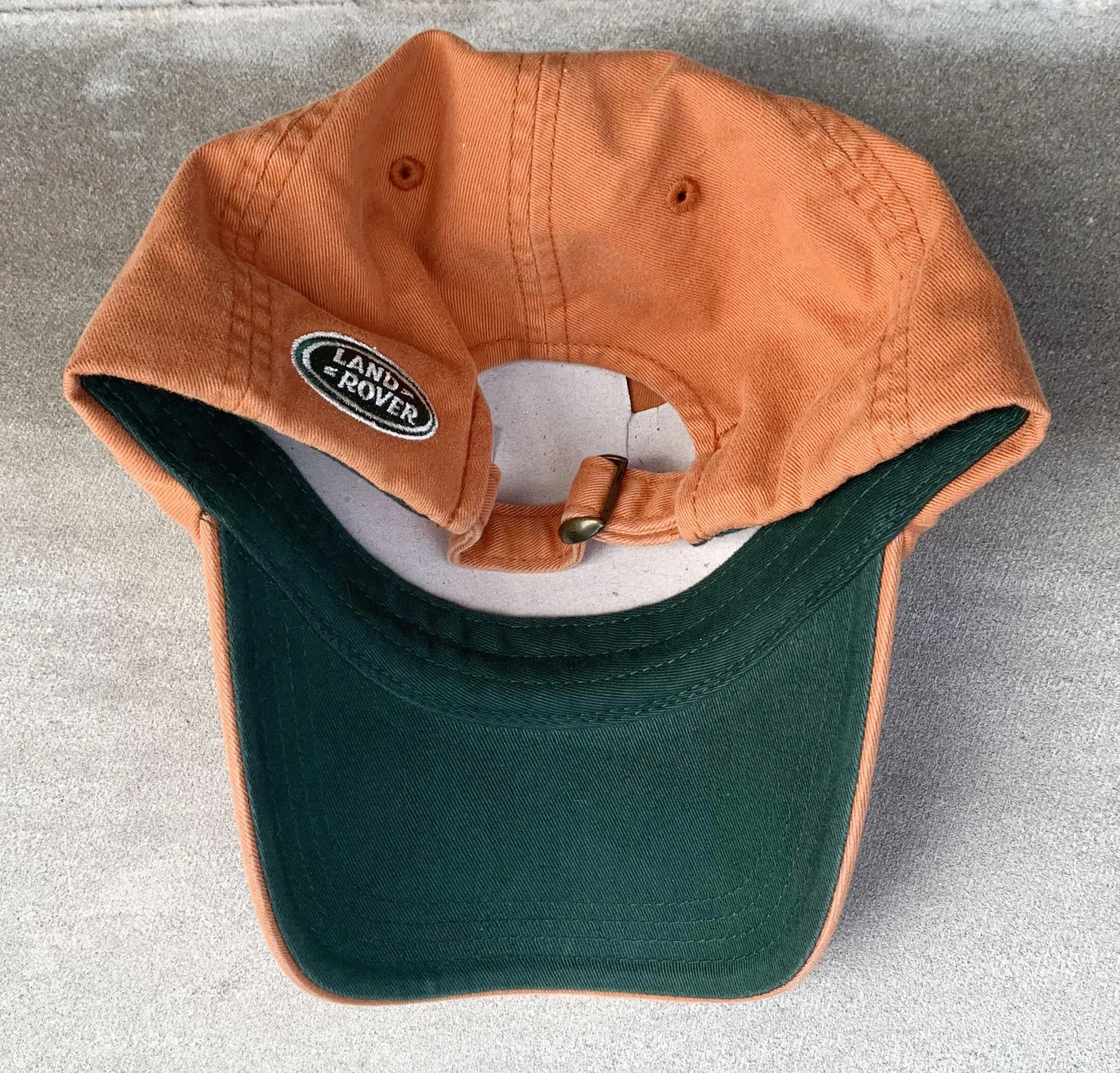 Vintage Land Rover Since 1946 Orange / Green Strapback NWOT — RootsBK